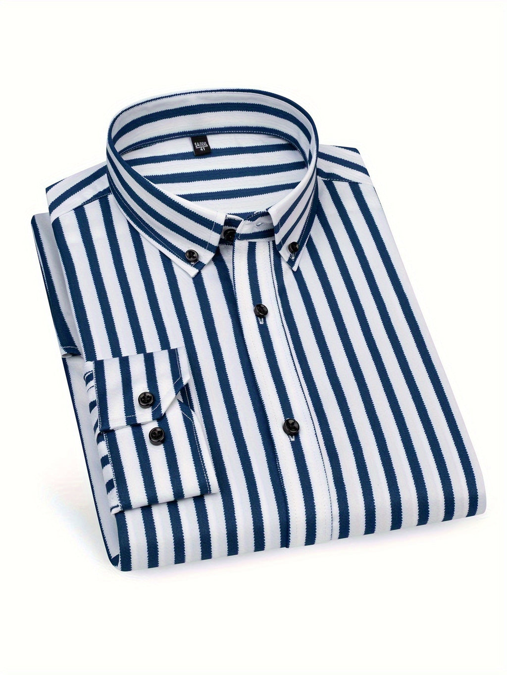 Koszula męska w paski slim fit