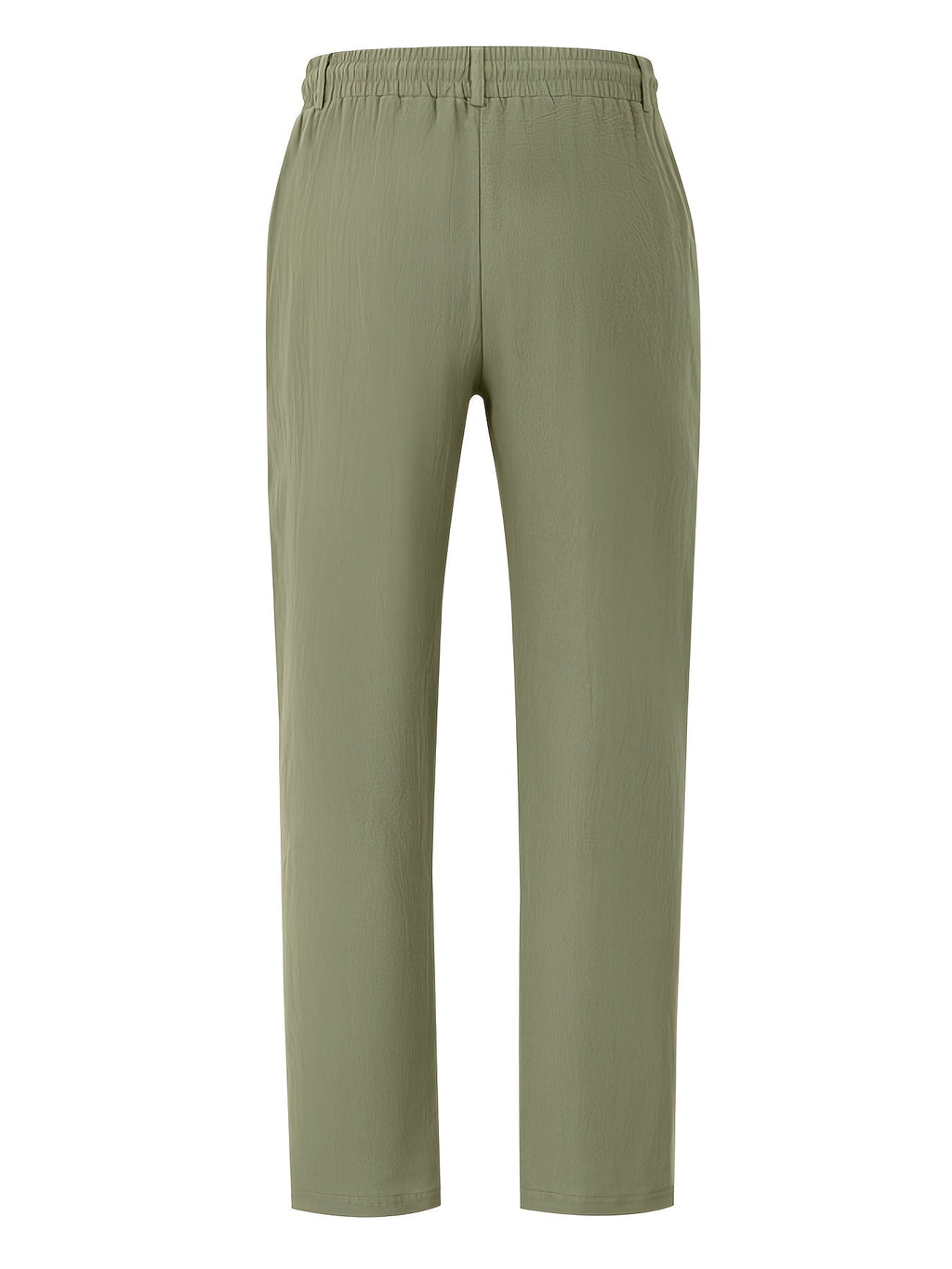 SOLID LINEN TROUSERS FOR MEN