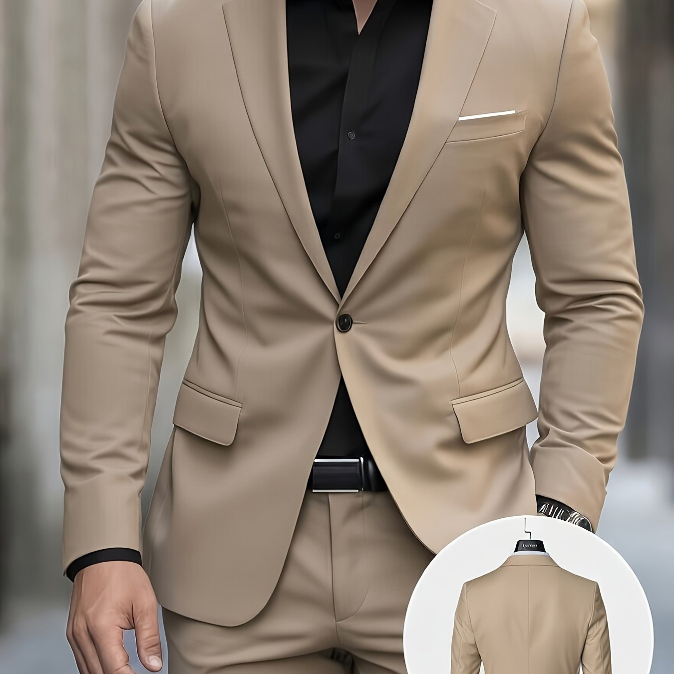 POLYESTER SUIT SET FOR MEN