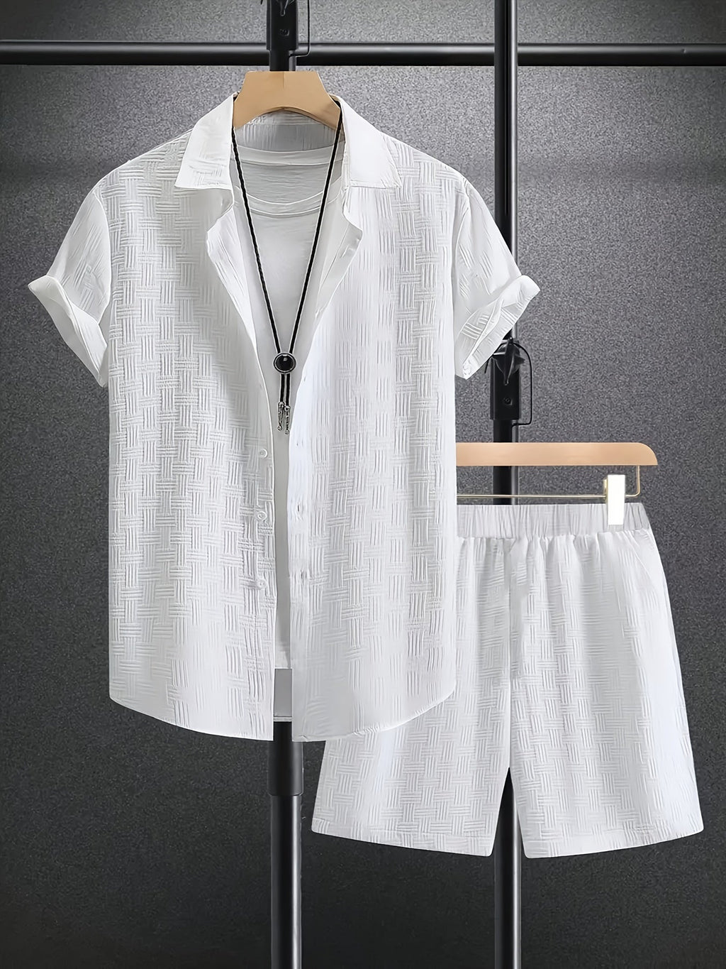 LETNI KOMPLET SLIM FIT DLA MĘŻCZYZN