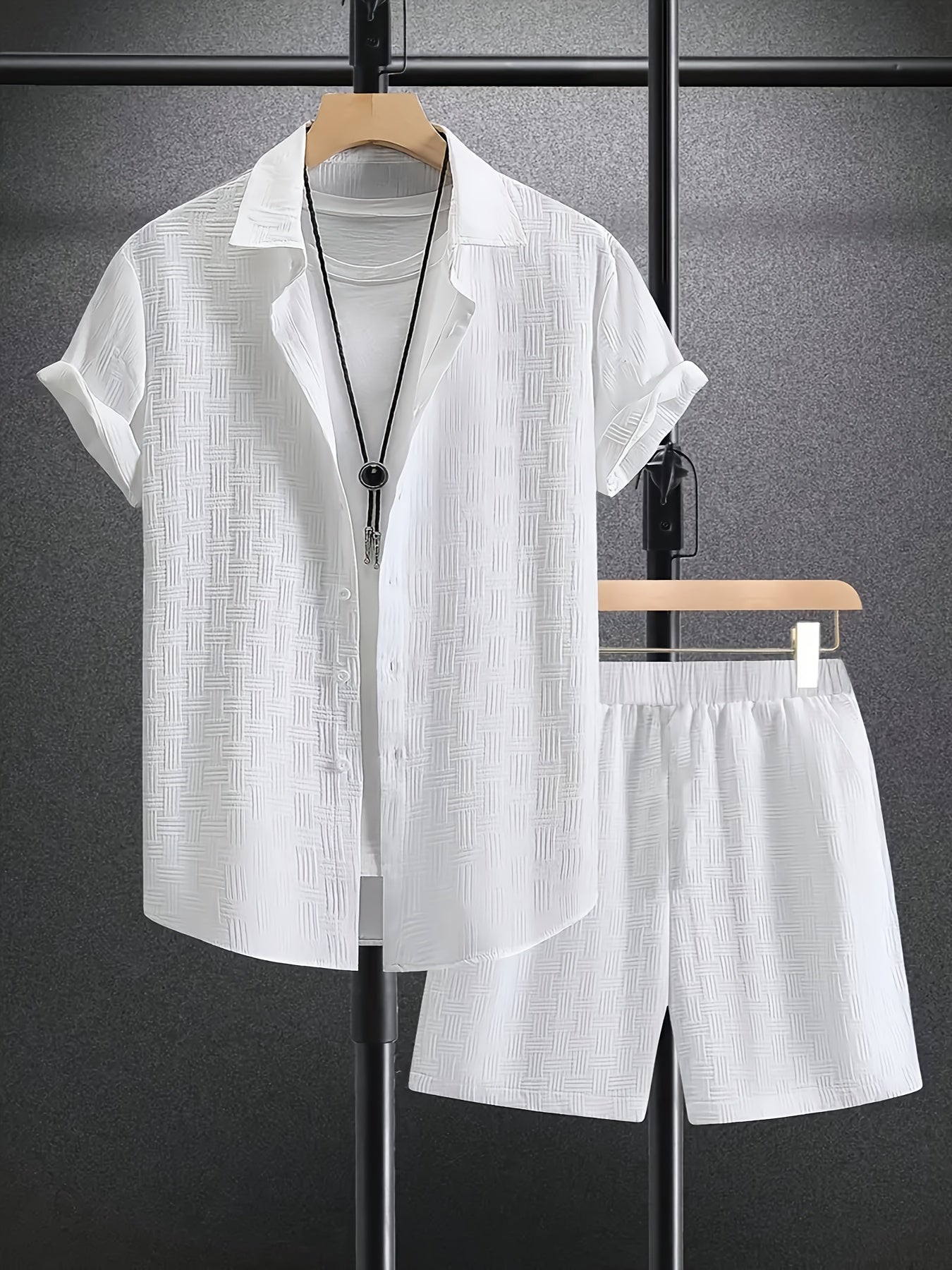 LETNI KOMPLET SLIM FIT DLA MĘŻCZYZN