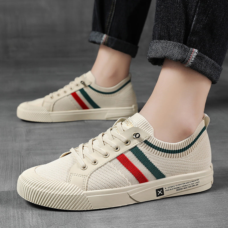 MĘSKIE SNEAKERSY Z SIATECZKI WIĄZANE NA SZNURÓWKI