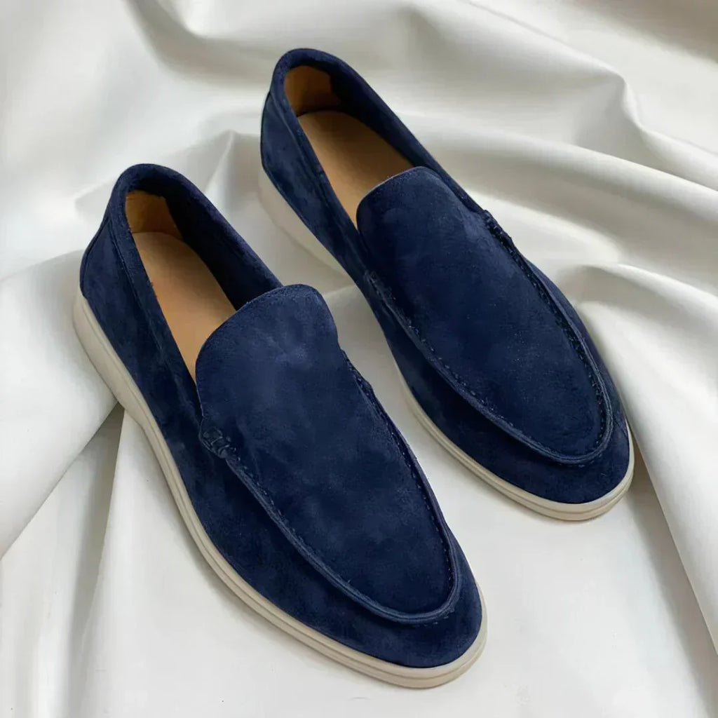 Loafers męskie z fakturą
