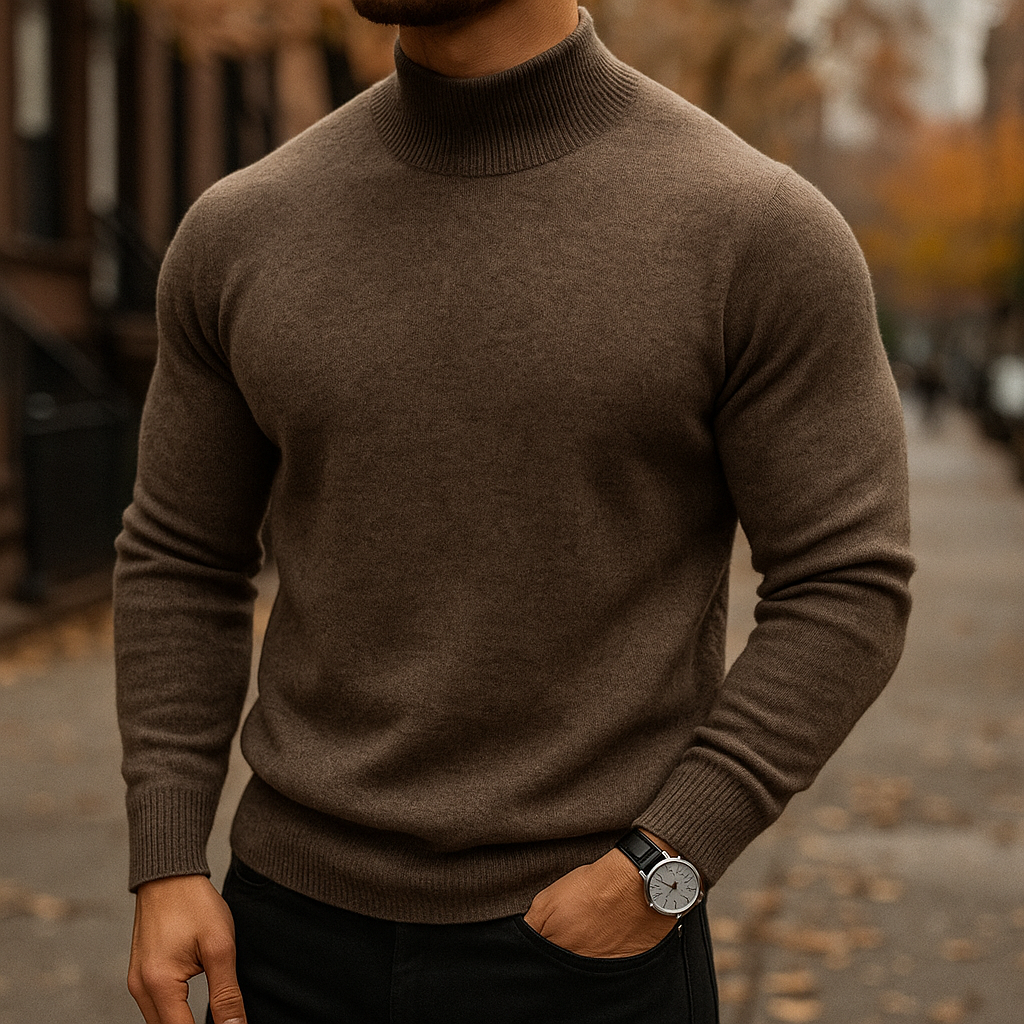 SWETER WEŁNIANY MĘSKI