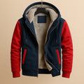 DOUBLE-LAYERED HOODED JACKET FOR MEN