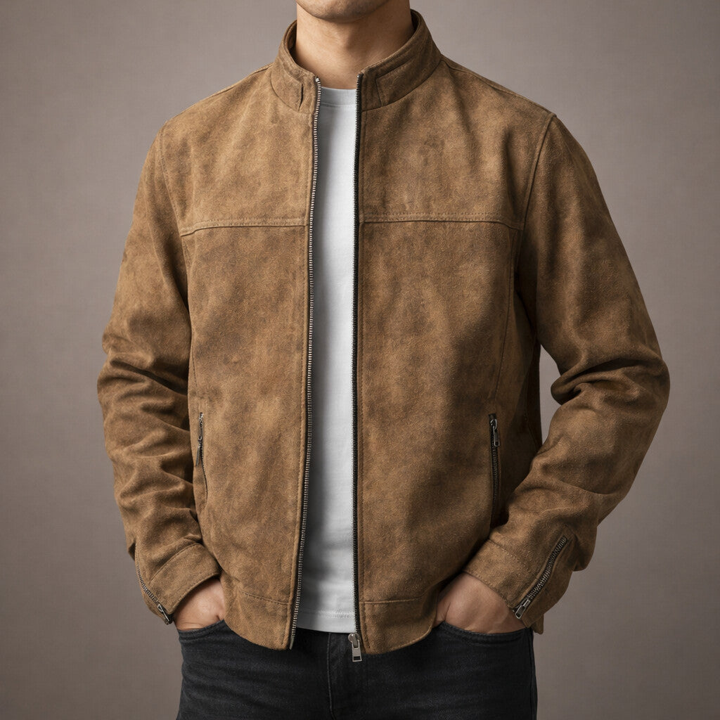 MĘSKA KURTKA MOTOCYKLOWA SLIM FIT