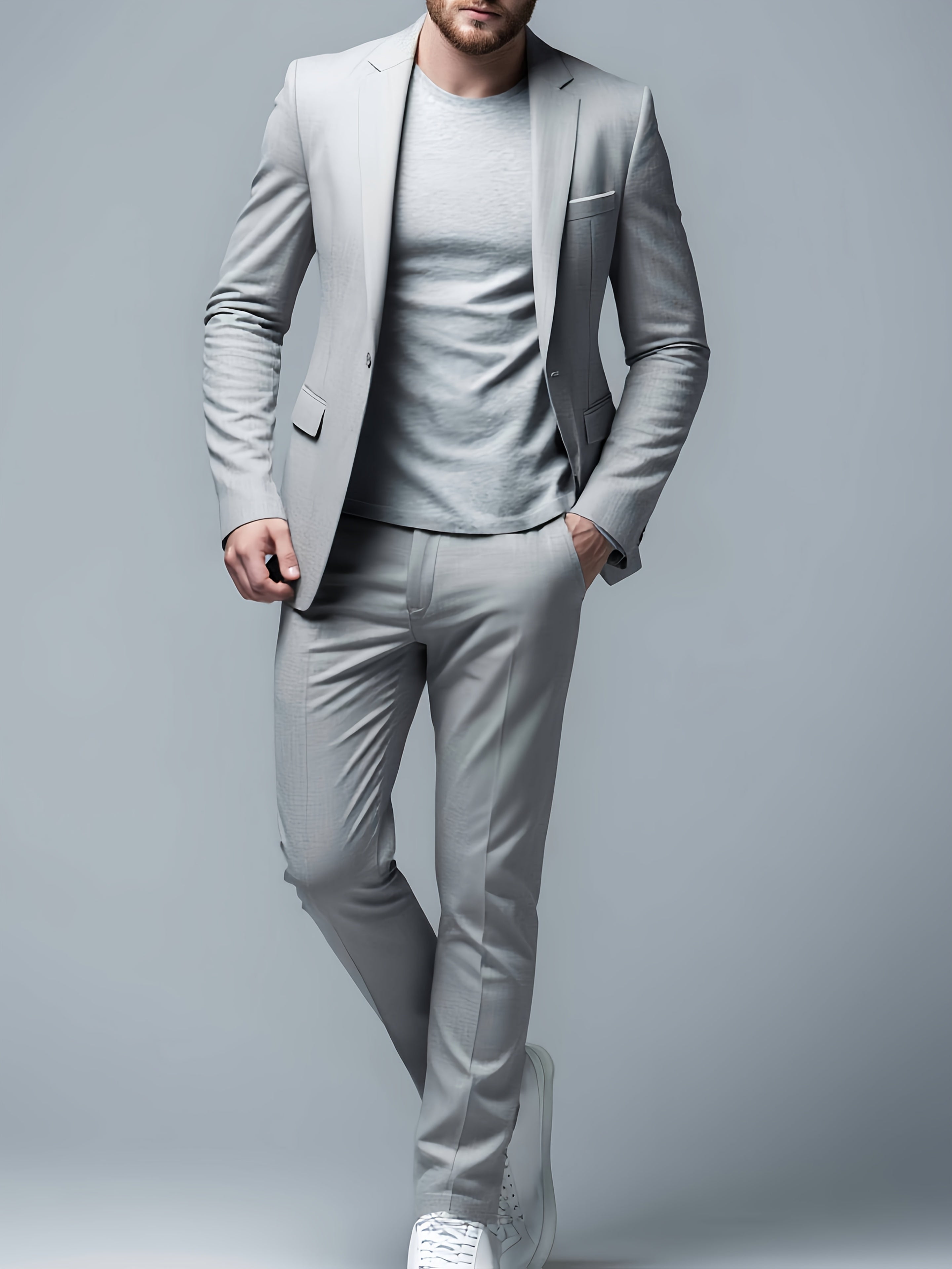 GARNITUR MĘSKI TYPU SLIM FIT