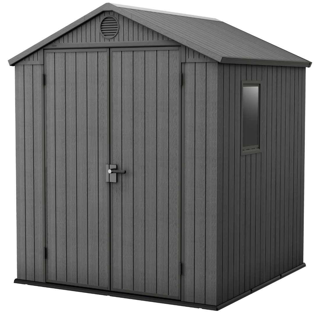 Domek ogrodowy Darwin 6x6 ft – 1,9 m x 1,8 m – zewnętrzny schowek ogrodowy