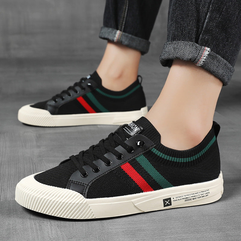 MĘSKIE SNEAKERSY Z SIATECZKI WIĄZANE NA SZNURÓWKI