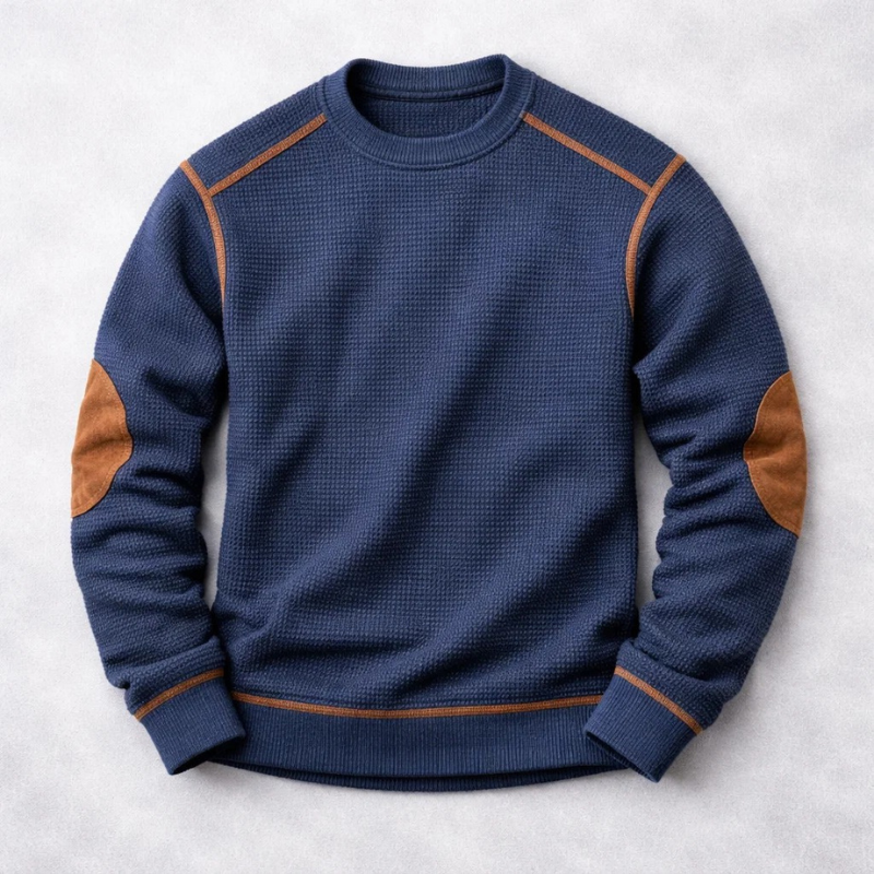 TEKSTUROWANY SWETER DLA MĘŻCZYZN