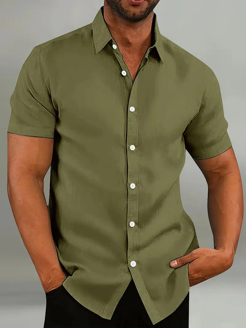 BUTTON-DOWN SHIRT FOR MEN
