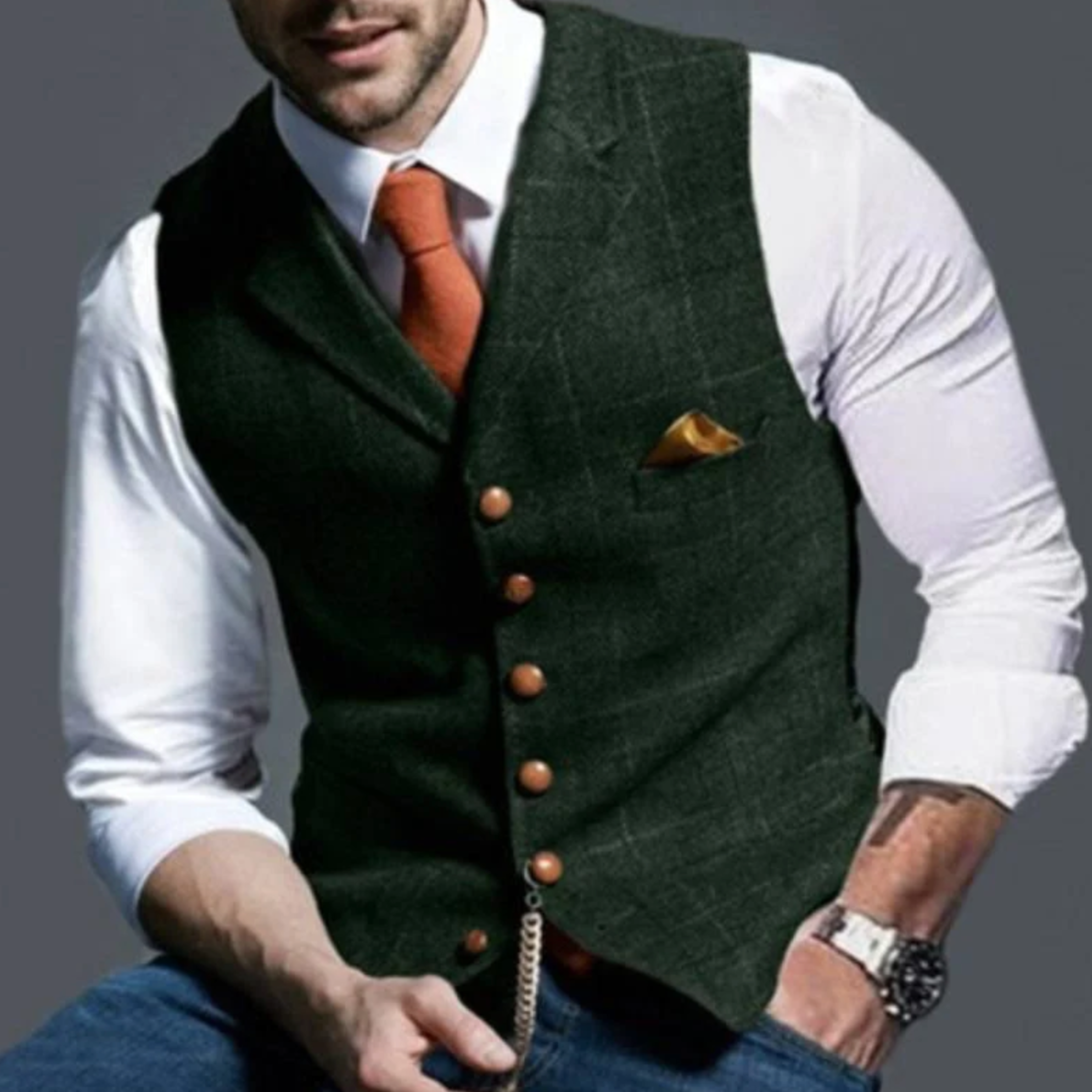 Kamizelka męska SLIM FIT