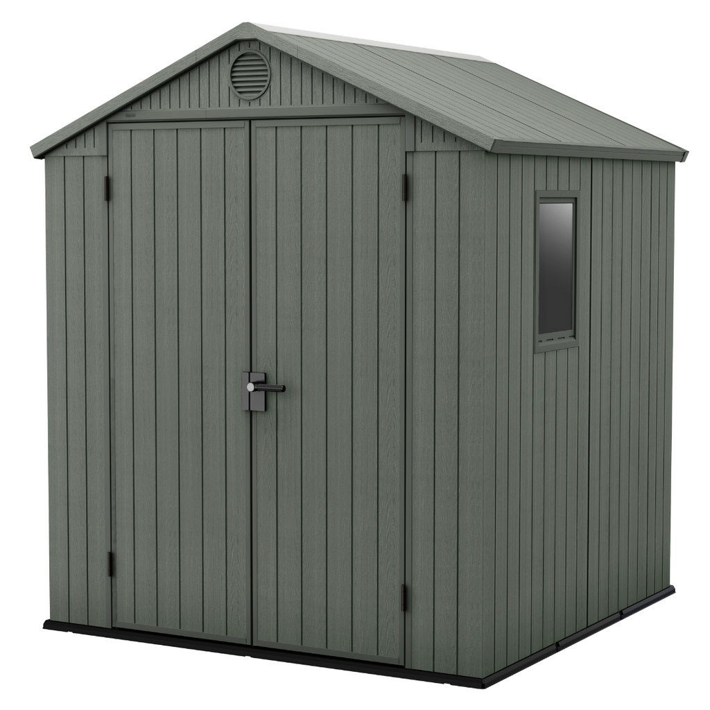 Domek ogrodowy Darwin 6x6 ft (1,9 m x 1,8 m) – zielony