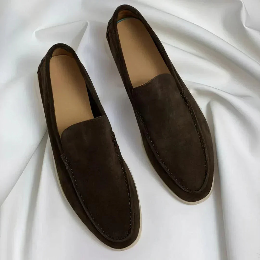 Loafers męskie z fakturą