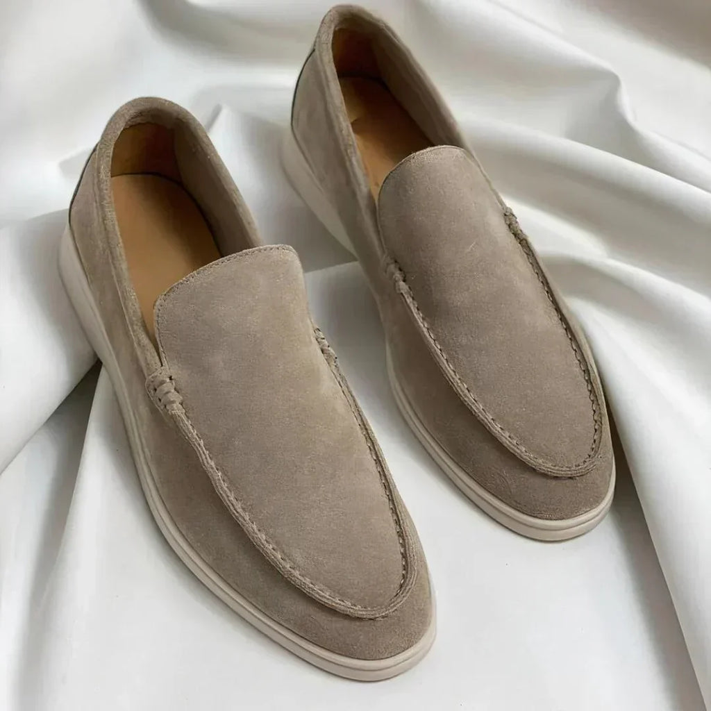 Loafers męskie z fakturą