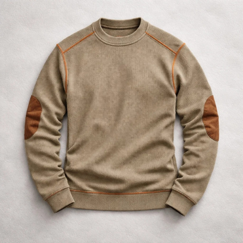 TEKSTUROWANY SWETER DLA MĘŻCZYZN