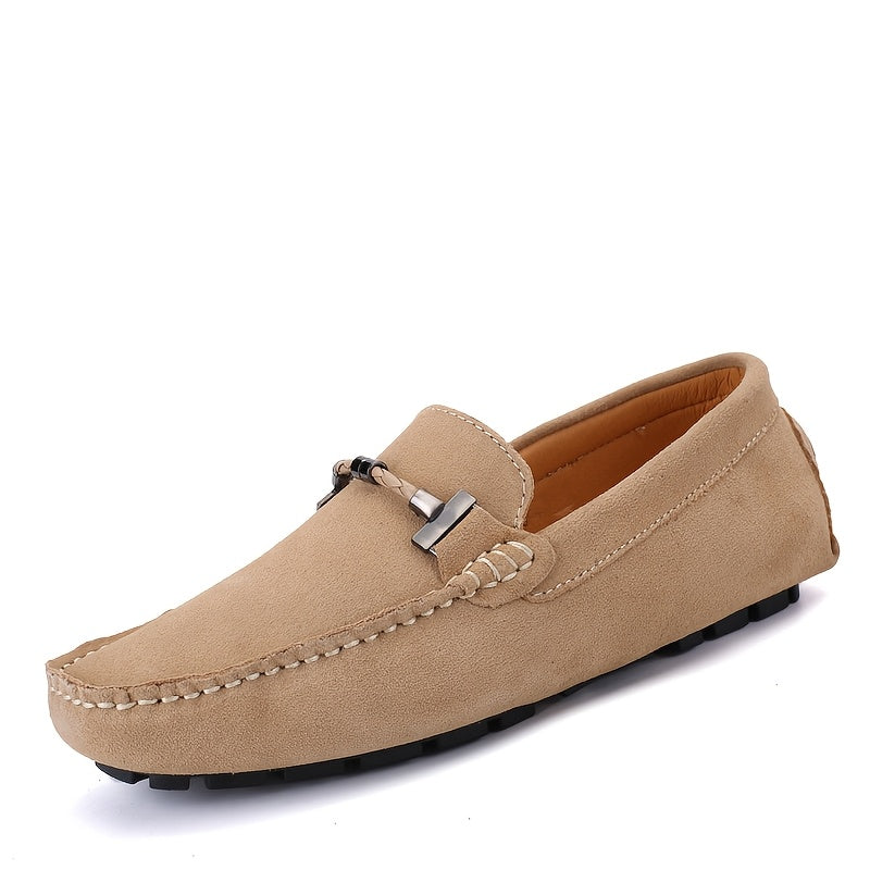Męskie loafersy z kwadratowym noskiem