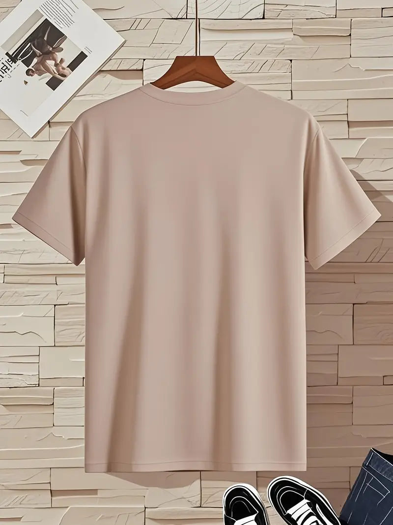 MĘSKI T-SHIRT Z DEKOLTEM V