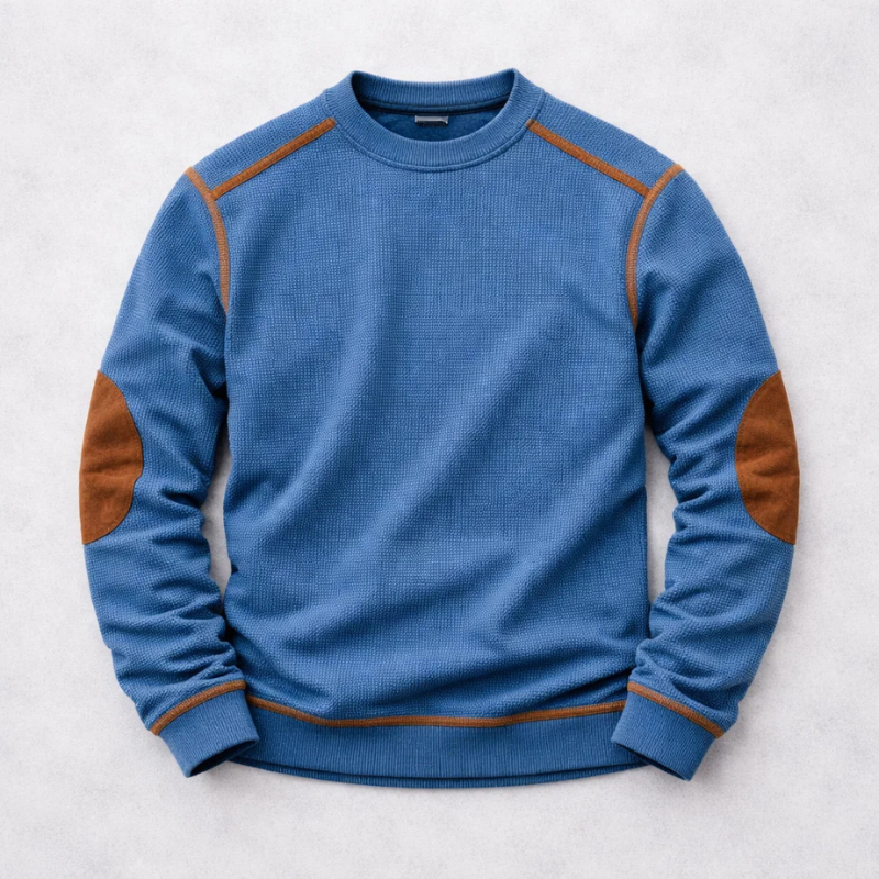 TEKSTUROWANY SWETER DLA MĘŻCZYZN