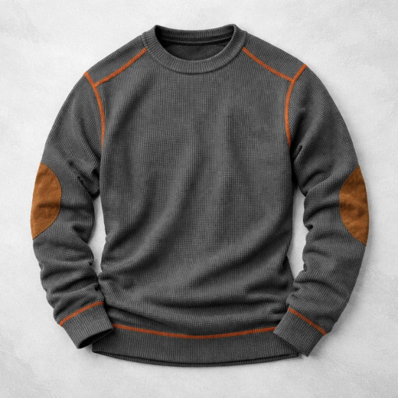 TEKSTUROWANY SWETER DLA MĘŻCZYZN