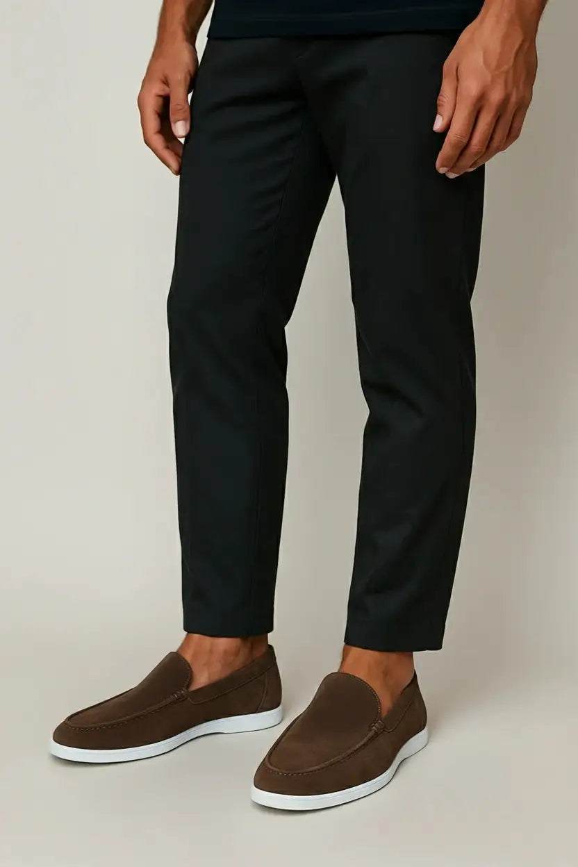 Loafers męskie z fakturą