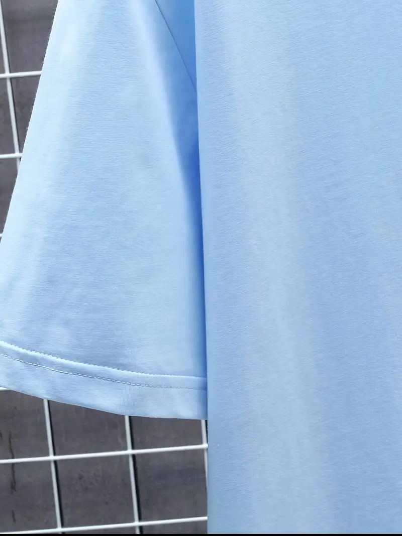 MĘSKI T-SHIRT Z DEKOLTEM V