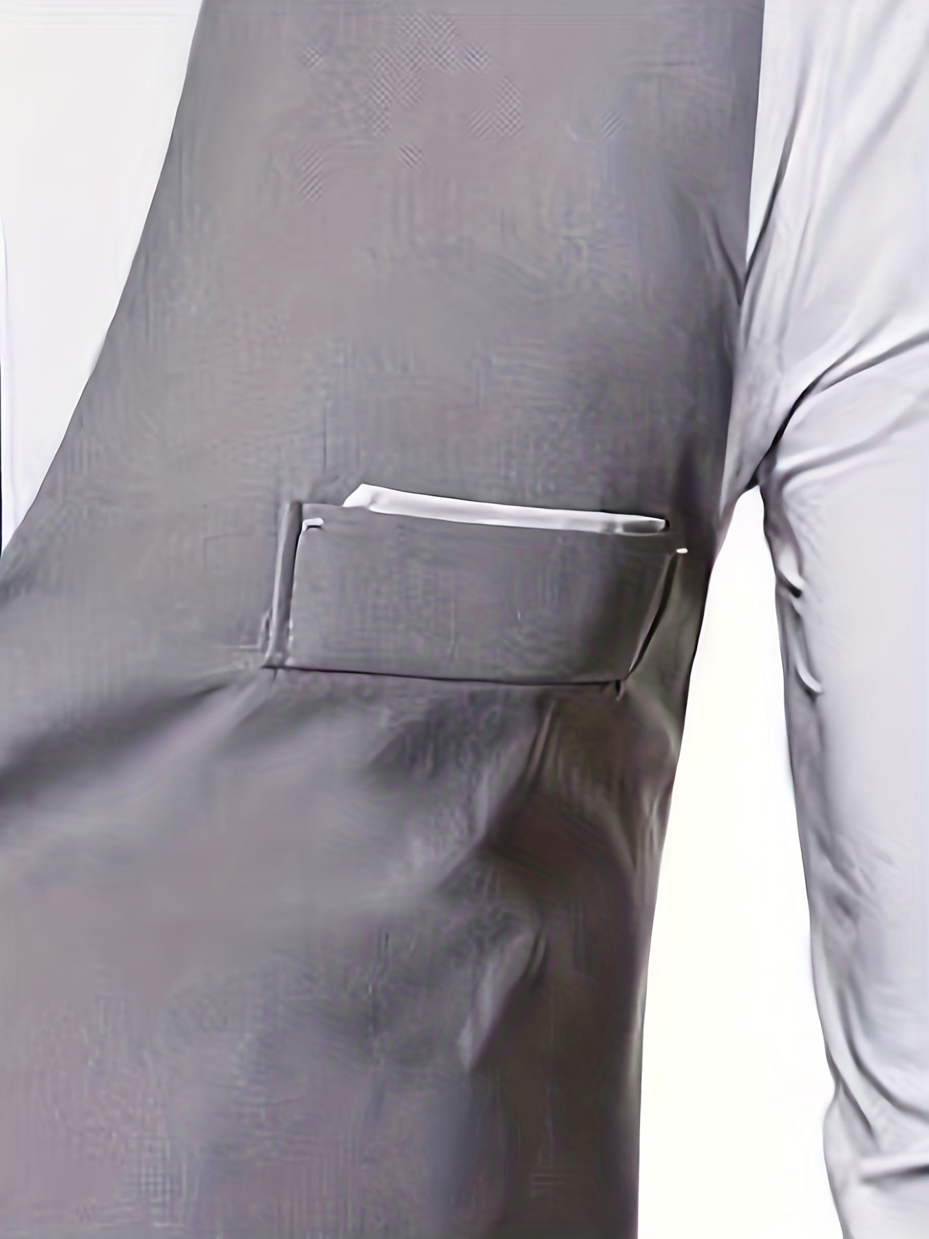 COLLARLESS POLYESTER VEST FOR MEN