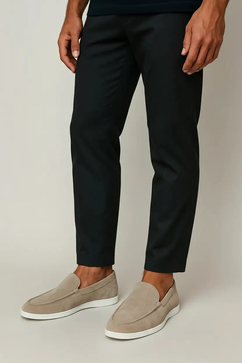 Loafers męskie z fakturą