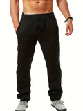 Męskie spodnie o luźnym, prostym kroju