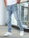 Męskie dżinsy o dopasowanym kroju (slim fit)