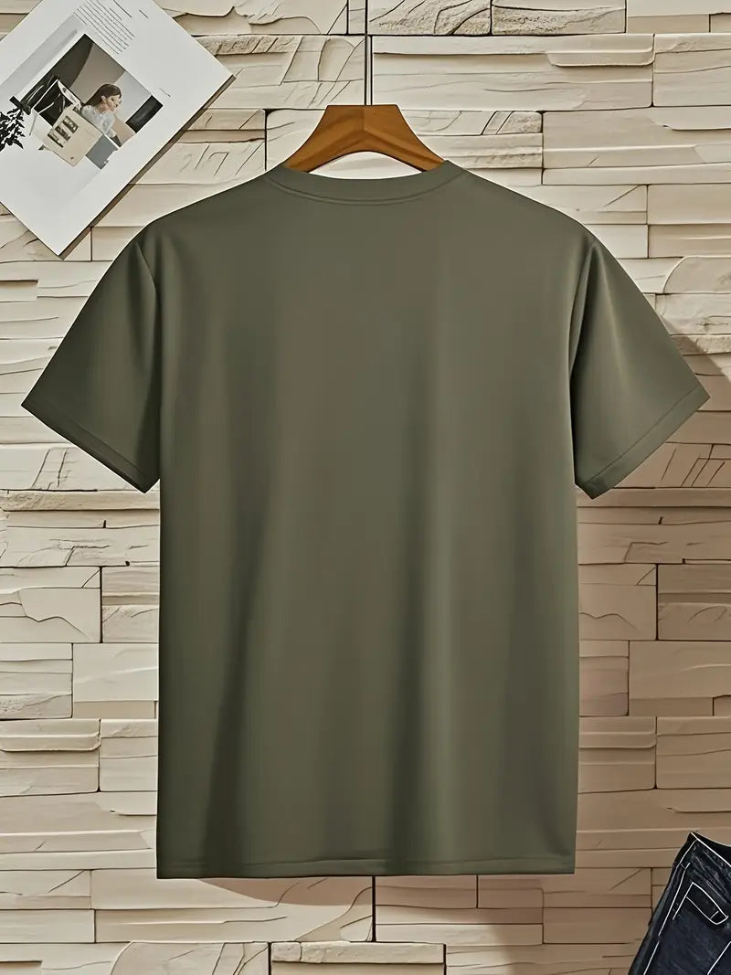 MĘSKI T-SHIRT Z DEKOLTEM V