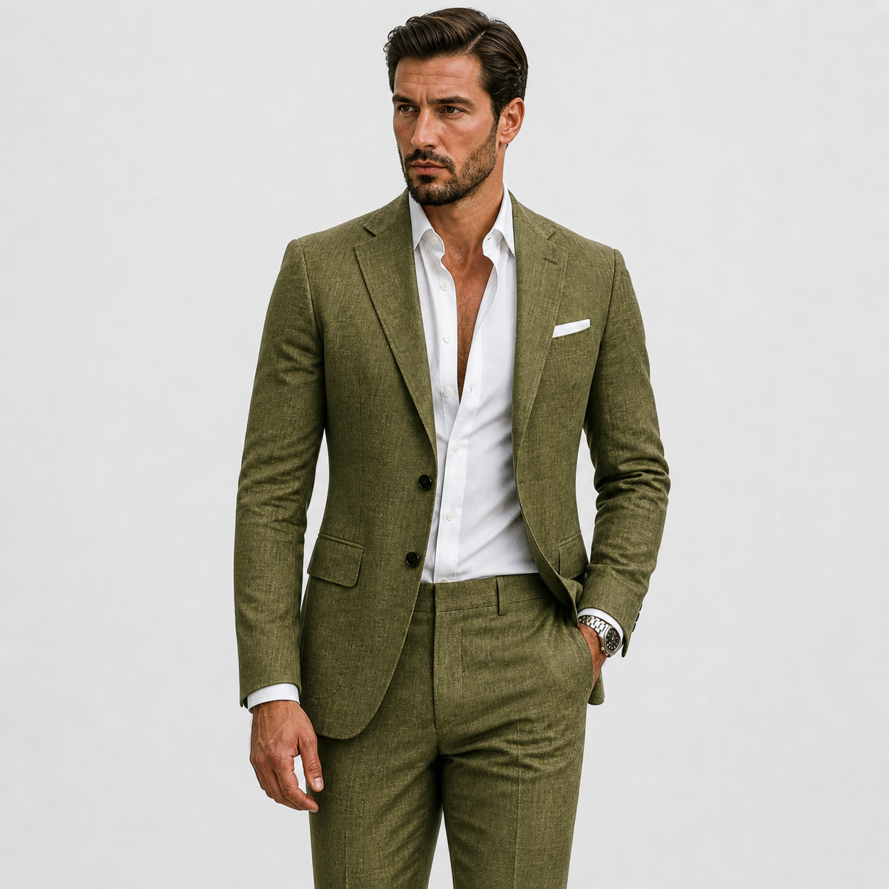 NYLONOWY GARNITUR MĘSKI SLIM-FIT