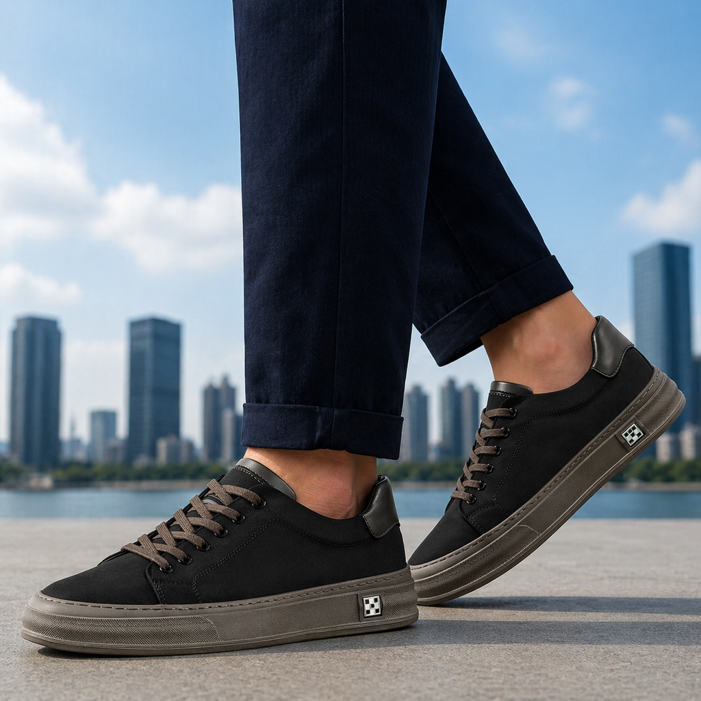 MĘSKIE SNEAKERSY Z TKANINY