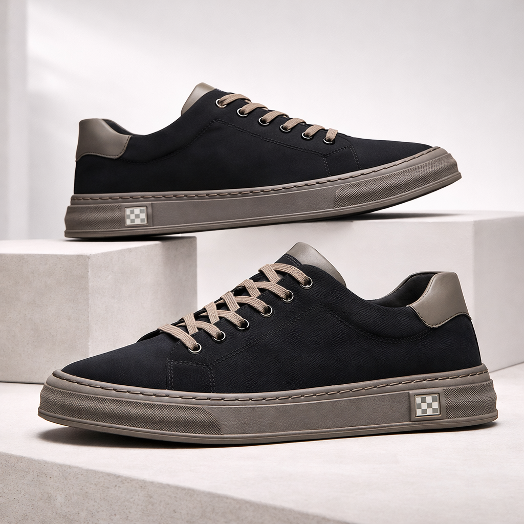 MĘSKIE SNEAKERSY Z TKANINY