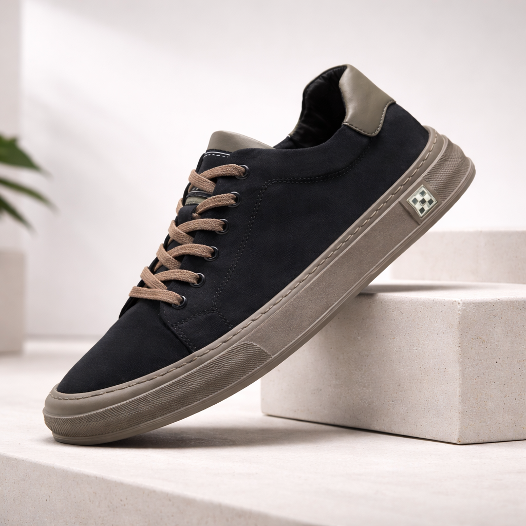 MĘSKIE SNEAKERSY Z TKANINY