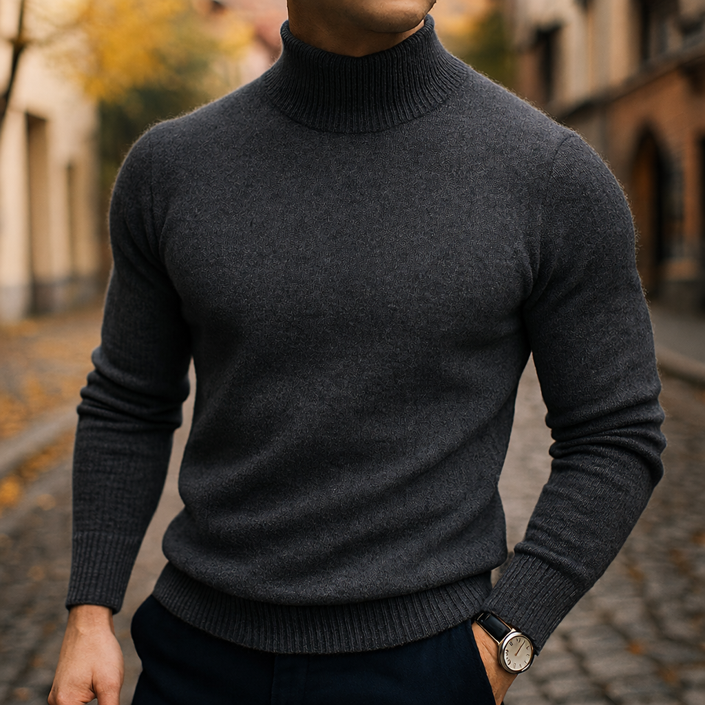 SWETER WEŁNIANY MĘSKI