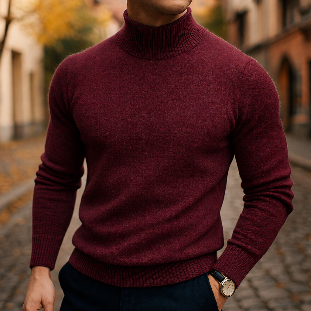 SWETER WEŁNIANY MĘSKI