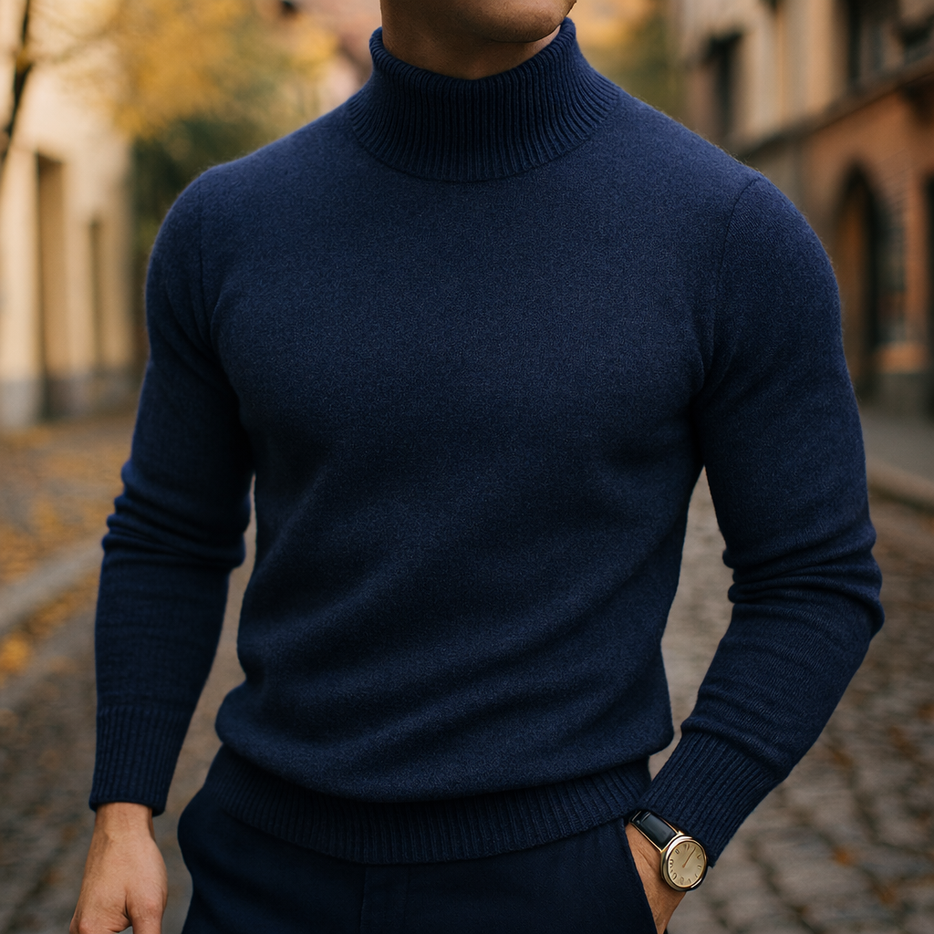 SWETER WEŁNIANY MĘSKI