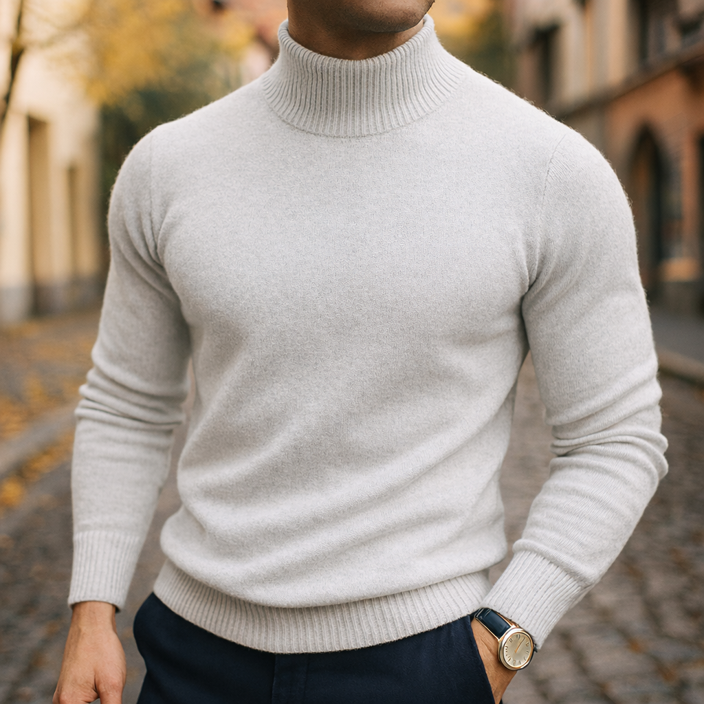 SWETER WEŁNIANY MĘSKI