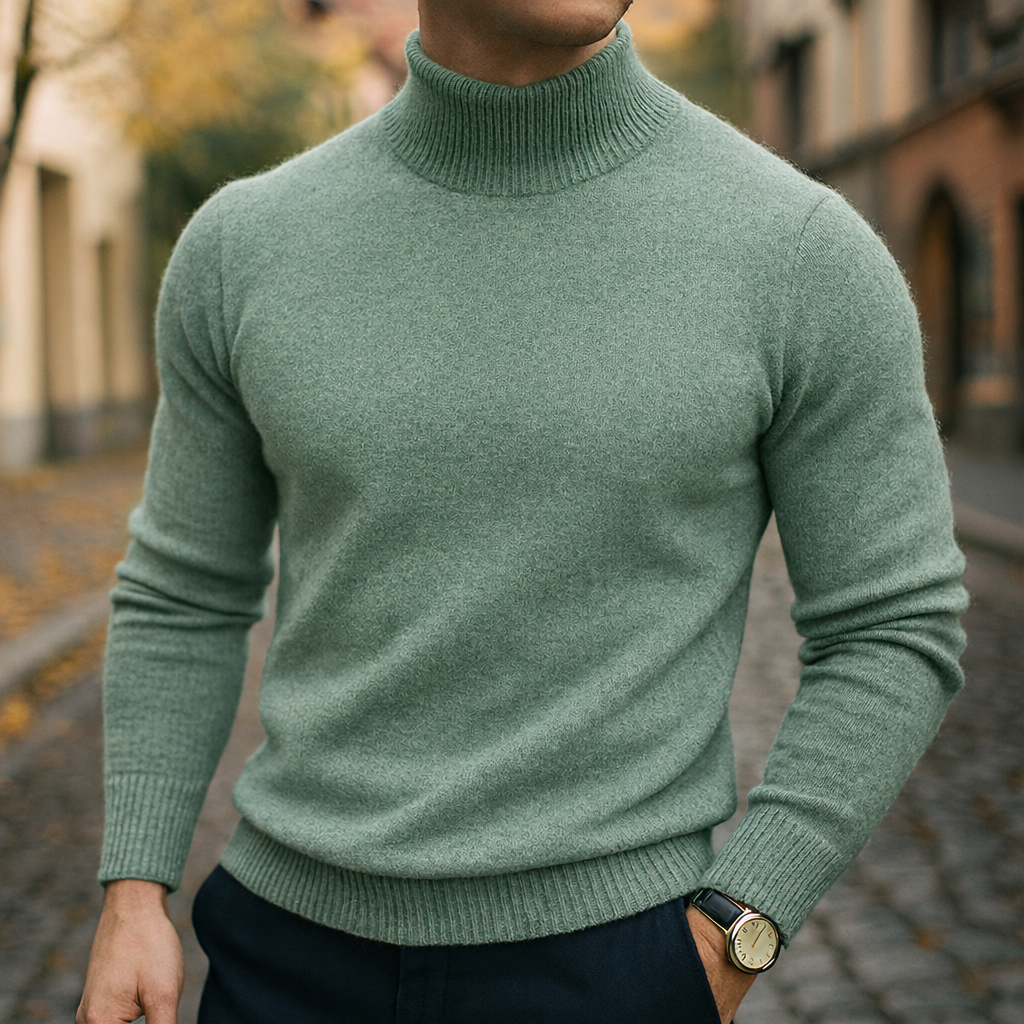SWETER WEŁNIANY MĘSKI