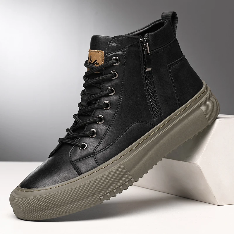 MĘSKIE BUTY Z WYSOKĄ CHOLEWKĄ
