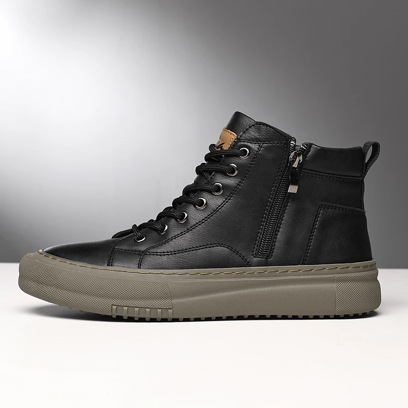 MĘSKIE BUTY Z WYSOKĄ CHOLEWKĄ