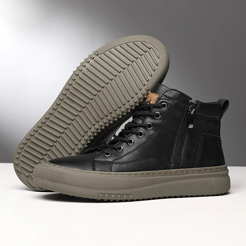 MĘSKIE BUTY Z WYSOKĄ CHOLEWKĄ