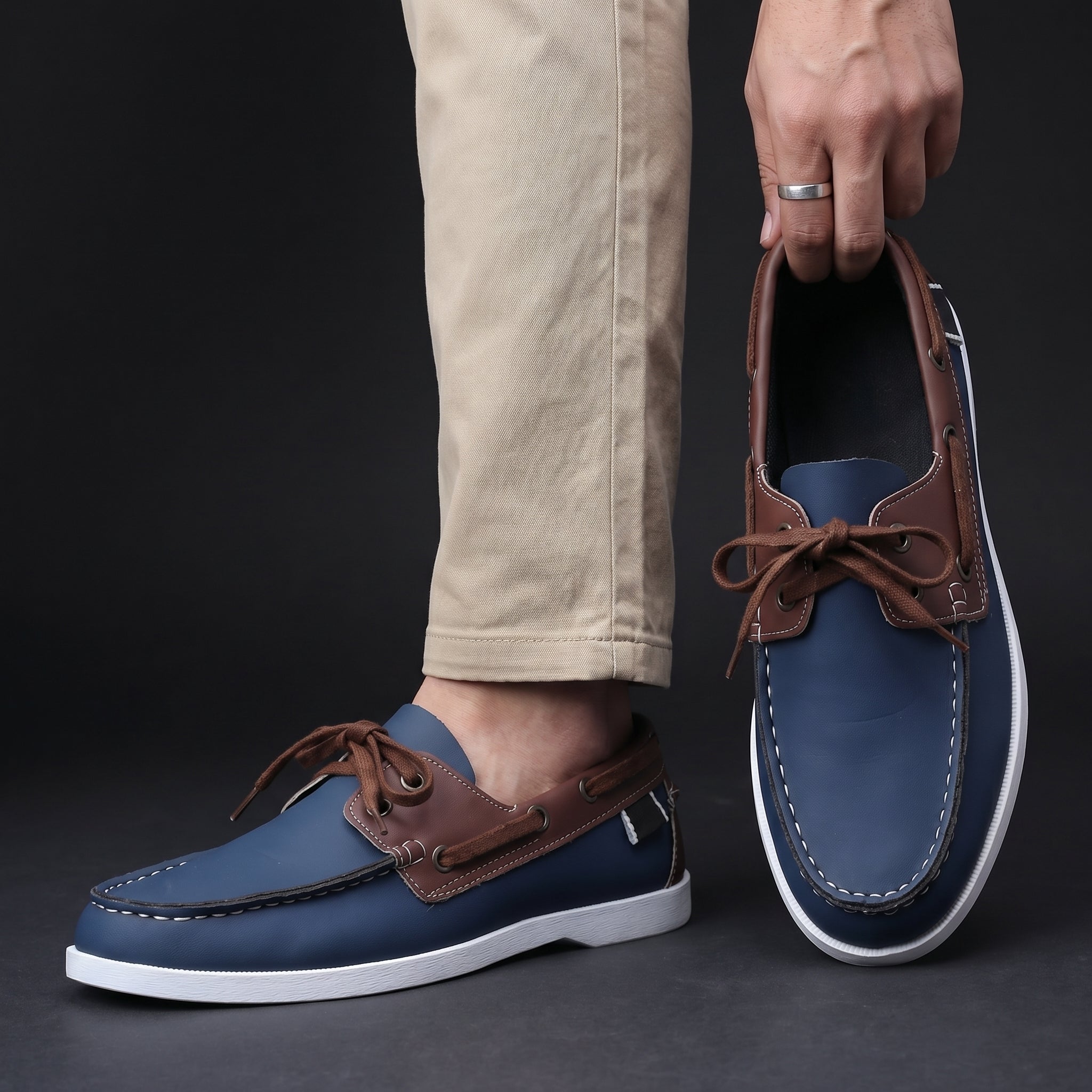 KLASYCZNE BUTY ŻEGLARSKIE DLA MĘŻCZYZN