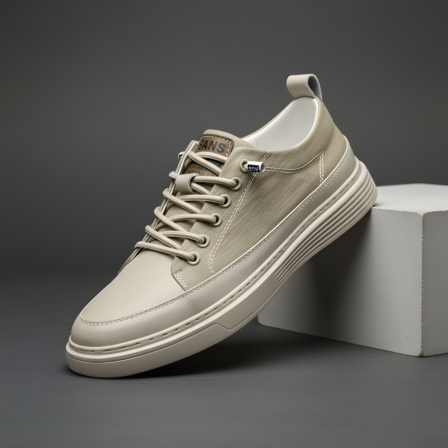 MĘSKIE SKÓRZANE SNEAKERSY