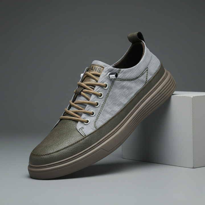 MĘSKIE SKÓRZANE SNEAKERSY