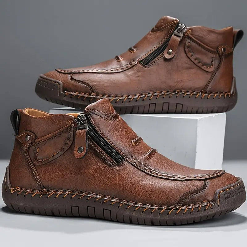 ERGONOMICZNE SKÓRZANE BUTY MĘSKIE
