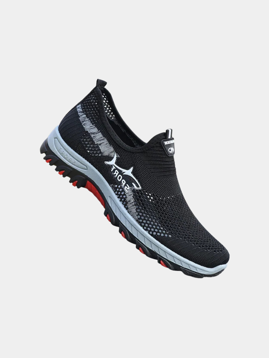 MĘSKIE WSUWANE SNEAKERSY Z SIATECZKI