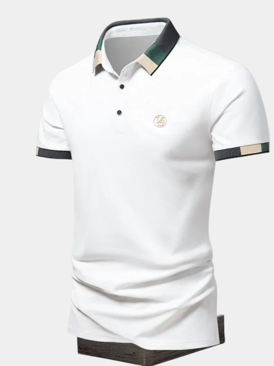 Męska koszulka polo w kolorze terakoty