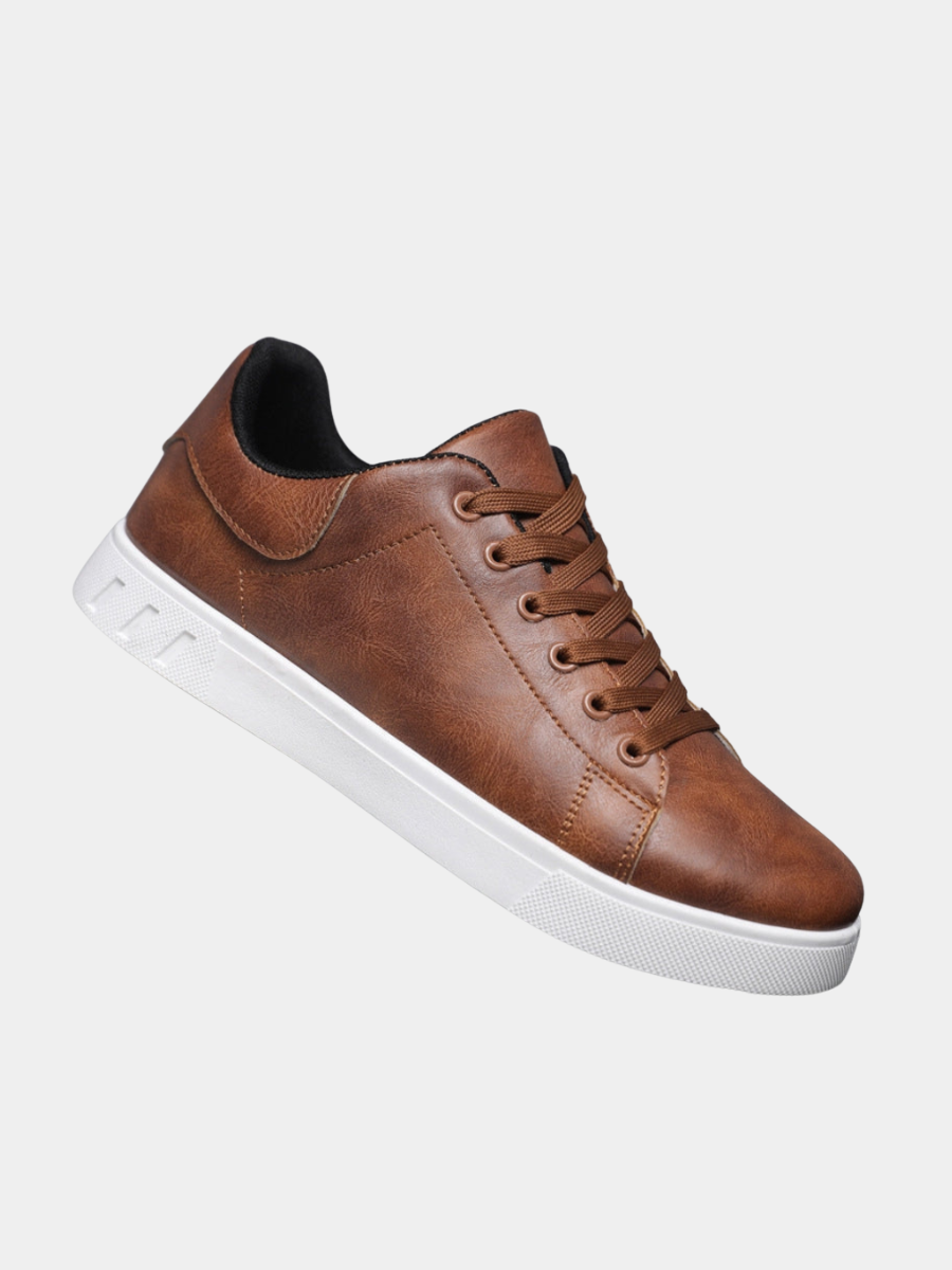 SKÓRZANE SNEAKERSY MĘSKIE